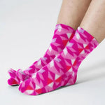 Polar Feet Fleece Tabi Socks - Kaleidoscope - TLW Shoes