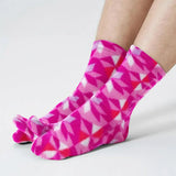 Polar Feet Fleece Tabi Socks - Kaleidoscope - TLW Shoes