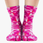 Polar Feet Fleece Tabi Socks - Kaleidoscope - TLW Shoes
