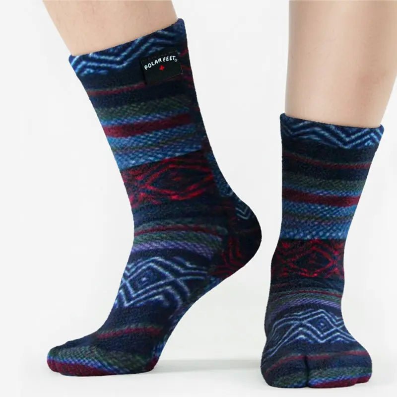Polar Feet Fleece Tabi Socks - Nordic - TLW Shoes