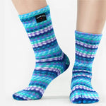 Polar Feet Fleece Tabi Socks - Ripple - TLW Shoes