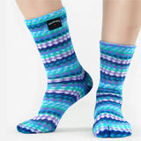 Polar Feet Fleece Tabi Socks - Ripple - TLW Shoes