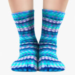 Polar Feet Fleece Tabi Socks - Ripple - TLW Shoes