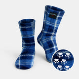 Polar Feet Fleece Socks - Blue Flannel - TLW Shoes