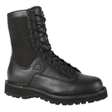 Rocky Portland Men's Lace - to - Toe Waterproof Public Service Boots Fq0002080 In Black - TLW Shoes