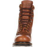 Rocky Original Ride Men's Lacer Waterproof Western Soft Toe Boots Fq0002723 In Brown - TLW Shoes