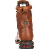 Rocky Original Ride Men's Lacer Waterproof Western Soft Toe Boots Fq0002723 In Brown - TLW Shoes