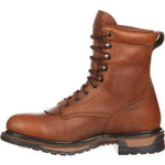 Rocky Original Ride Men's Lacer Waterproof Western Soft Toe Boots Fq0002723 In Brown - TLW Shoes