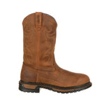 Rocky Original Ride Men's Branson Roper Waterproof Western Boots Fq0002733 In Brown - TLW Shoes