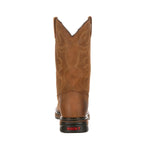 Rocky Original Ride Men's Branson Roper Waterproof Western Boots Fq0002733 In Brown - TLW Shoes