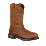 Rocky Original Ride Men's Branson Roper Waterproof Western Boots Fq0002733 In Brown - TLW Shoes