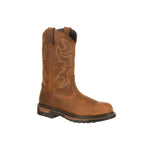 Rocky Original Ride Branson Men's Steel Toe Waterproof Western Boots Fq0002809 In Brown - TLW Shoes