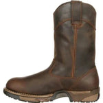 Rocky Aztec Men's Waterproof Wellington Work Boots Fq0005639 In Brown - TLW Shoes