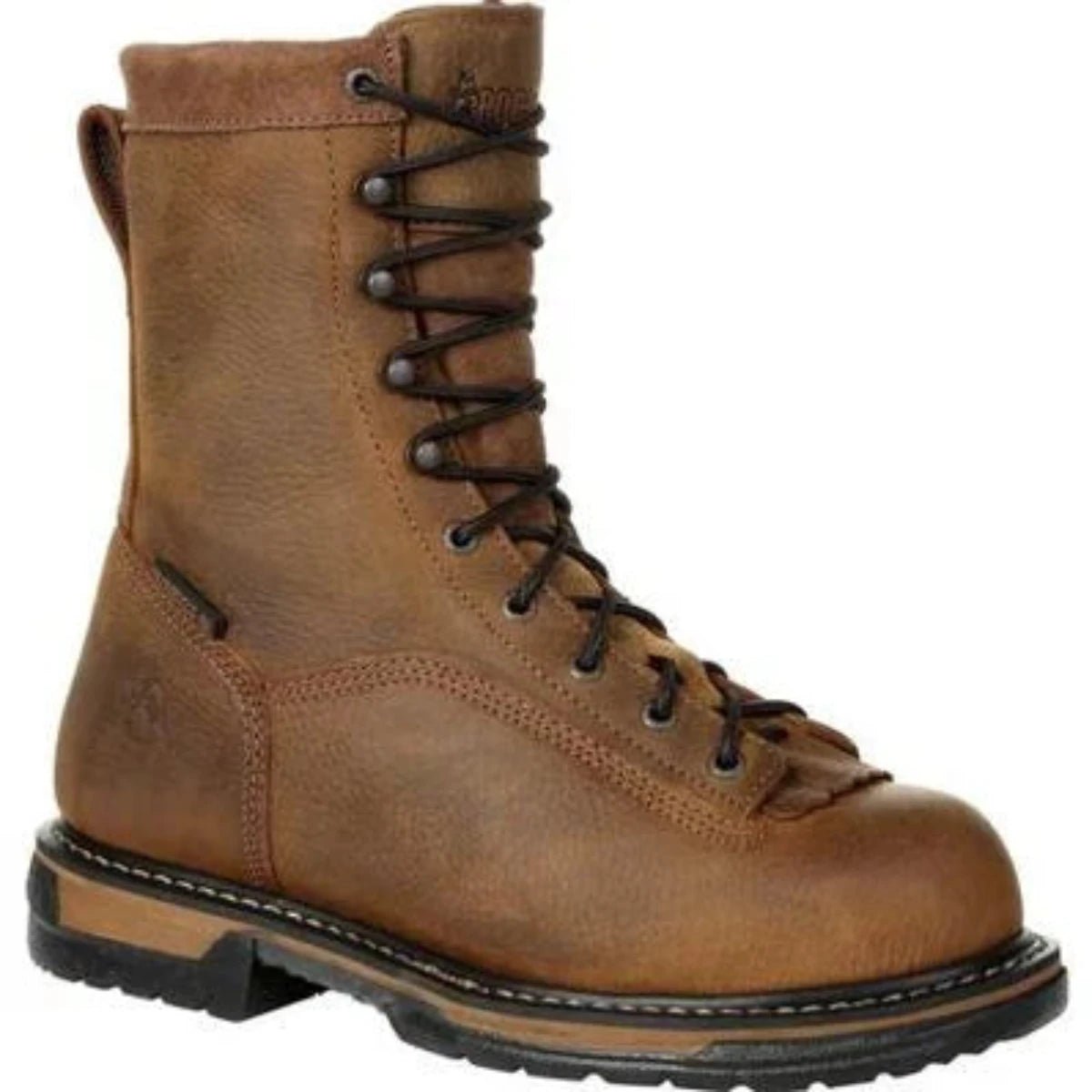 Rocky Ironclad Men's Waterproof Soft Toe Work Boots Fq0005698 In Brown - TLW Shoes