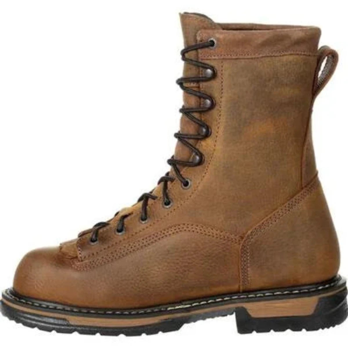 Rocky Ironclad Men's Waterproof Soft Toe Work Boots Fq0005698 In Brown - TLW Shoes