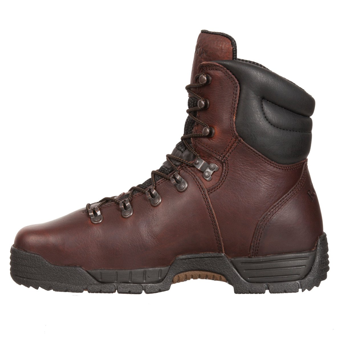 Rocky Mobilite Men's Steel Toe Waterproof Oil - Resistant Work Boots Fq0006115 In Brown - TLW Shoes