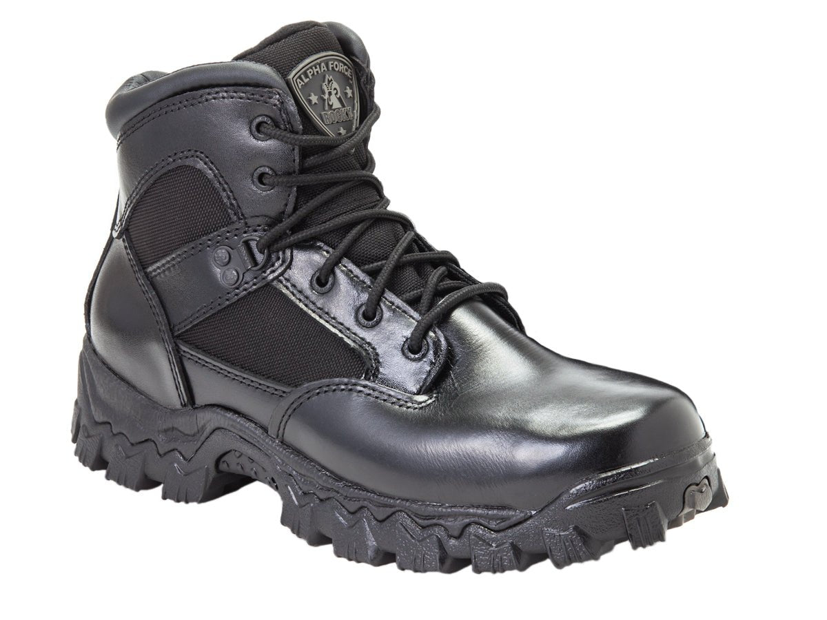 Rocky Alpha Force Men's Composite Toe Waterproof Boots Fq0006167 In Black - TLW Shoes