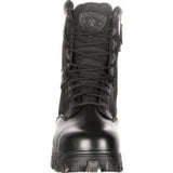 Rocky Alpha Force Men's Zipper Composite Toe Boots Fq0006173 In Black - TLW Shoes