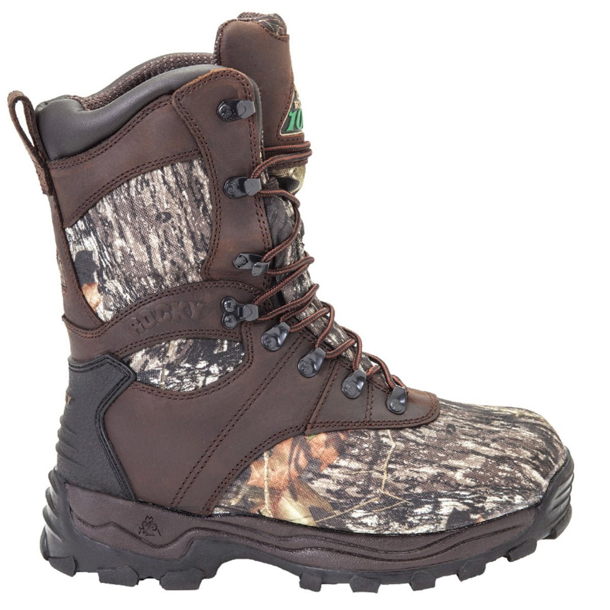 Rocky Sport Utility Men's 1000G Insulated Waterproof Boots Fq0007481 In Mossy Oak - TLW Shoes