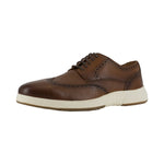 FLORSHEIM MEN'S WINGTIP OXFORDWORK SHOE'S STEEL TOE FLAIR FS2623 IN COGNAC - TLW Shoes