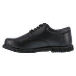 GRABBERS MEN'S PLAIN TOE OXFORD WORK SHOE'S SOFT TOE FRICTION G1120 IN BLACK - TLW Shoes