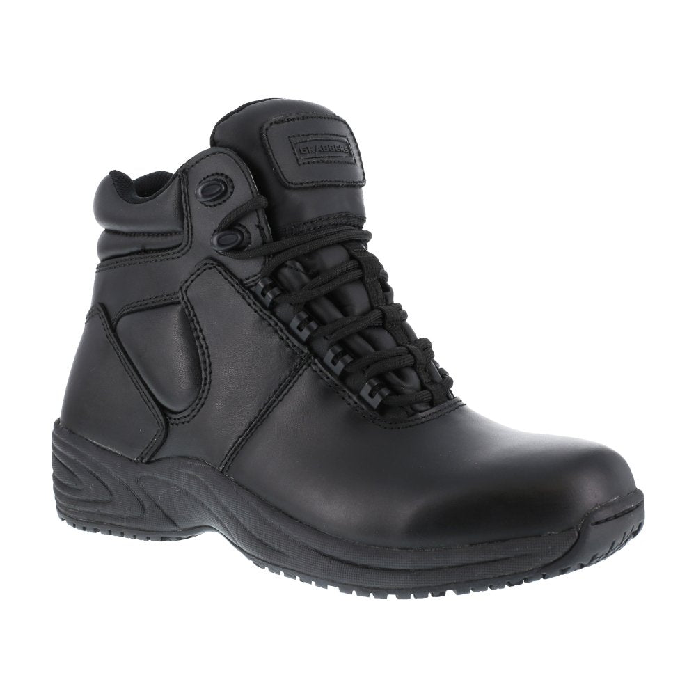 GRABBERS 6" MEN'S SPORT WORK BOOT SOFT TOE AFFIXED G1240 IN BLACK - TLW Shoes