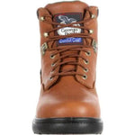 GEORGIA BOOT FLX POINT MEN'S RANCH WATERPROOF BOOTS G6503 IN BROWN - TLW Shoes