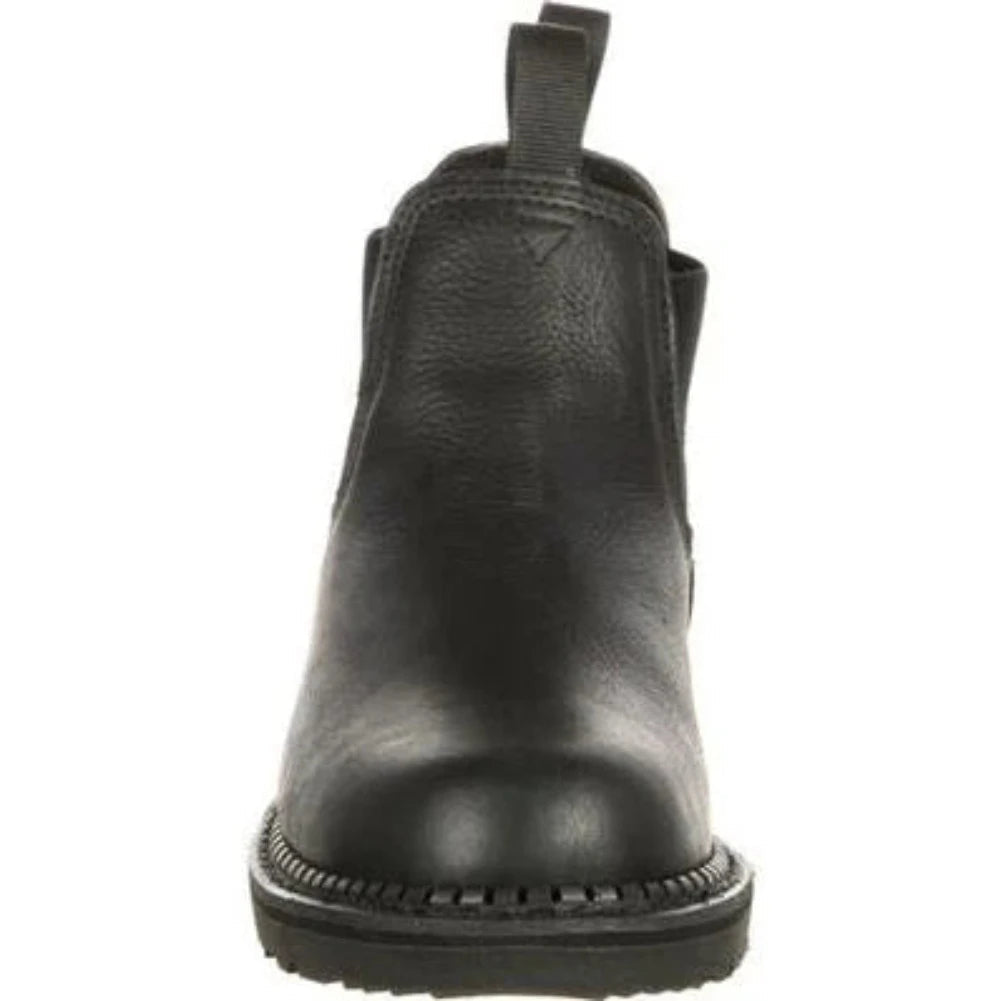 GEORGIA BOOT ROMEO MEN'S WATERPROOF BOOTS GB00084 IN BLACK - TLW Shoes