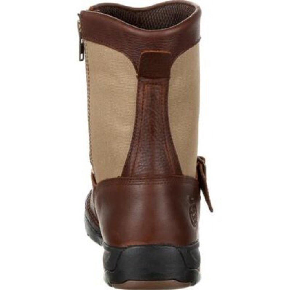 GEORGIA BOOT ATHENS MEN'S WATERPROOF SIDE - ZIP BOOTS GB00245 IN BROWN - TLW Shoes