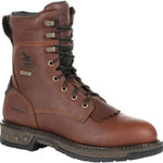 GEORGIA BOOT CARBO - TEC LT MEN'S WATERPROOF LACER WORK BOOTS GB00309 IN BROWN - TLW Shoes