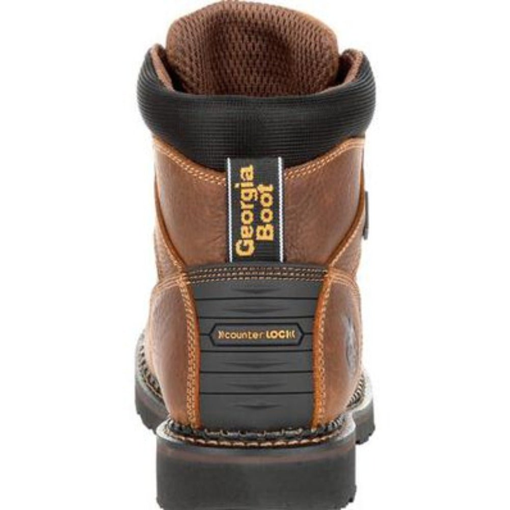 GEORGIA BOOT GIANT REVAMP MEN'S WATERPROOF WORK BOOTS GB00317 IN BROWN - TLW Shoes