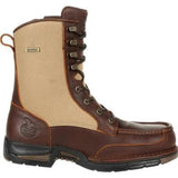 GEORGIA BOOT ATHENS MEN'S WATERPROOF SIDE - ZIP UPLAND BOOTS GB00354 IN BROWN - TLW Shoes