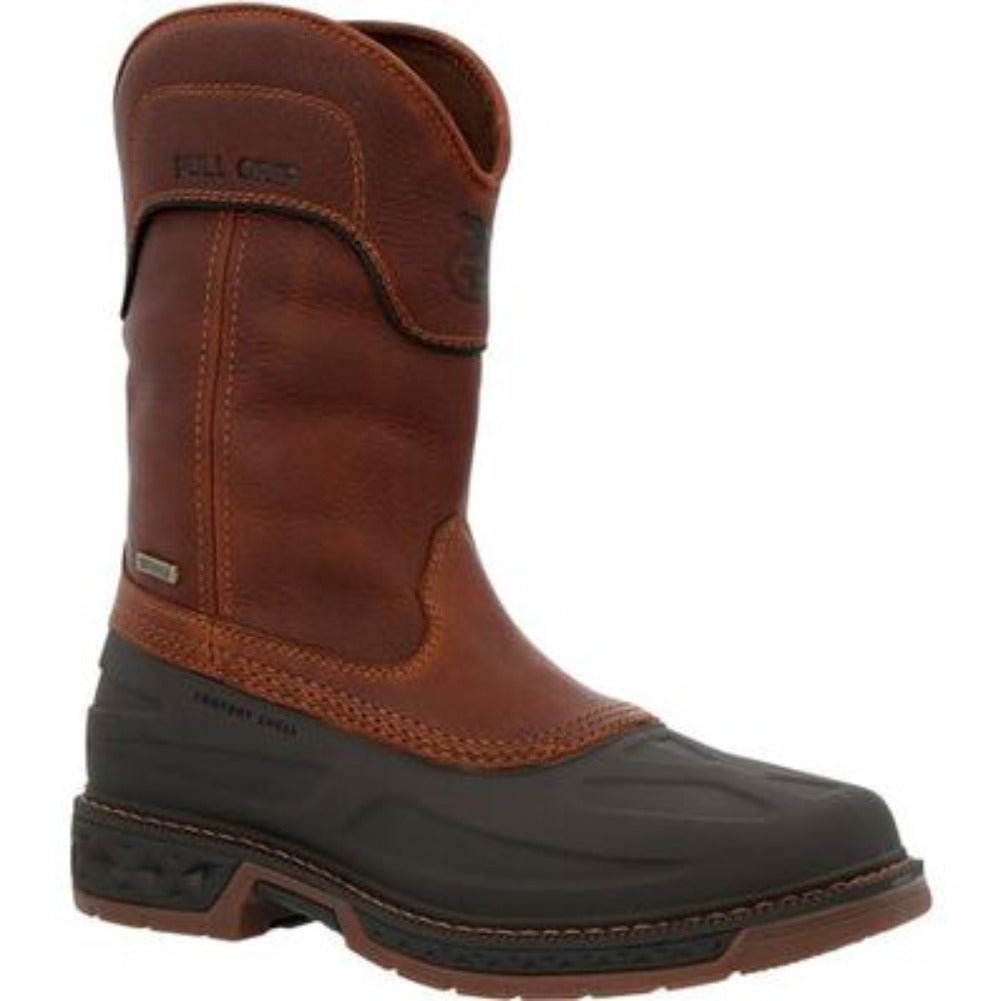 GEORGIA BOOT CARBO - TEC LTR MEN'S WATERPROOF PULL ON BOOTS GB00471 IN BROWN - TLW Shoes