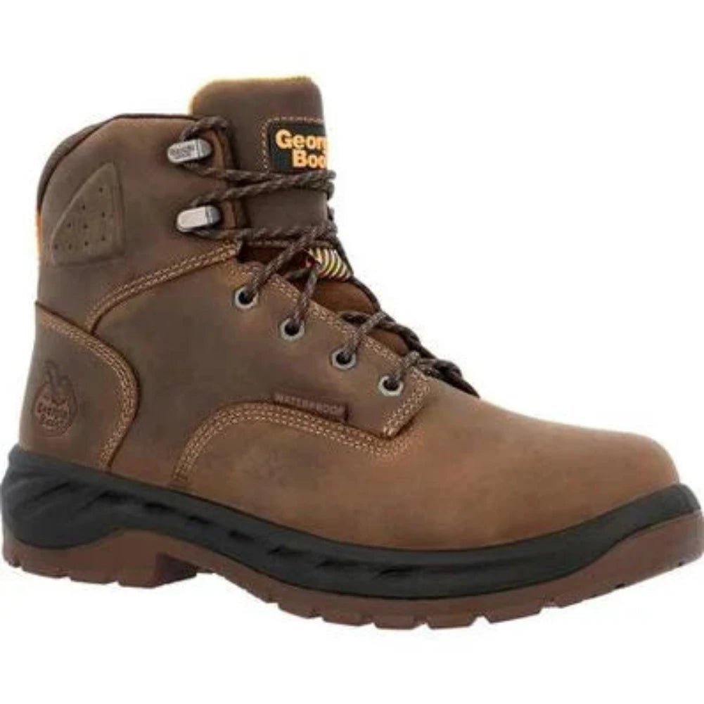 GEORGIA BOOT OT MEN'S WATERPROOF BOOTS GB00521 IN BROWN - TLW Shoes