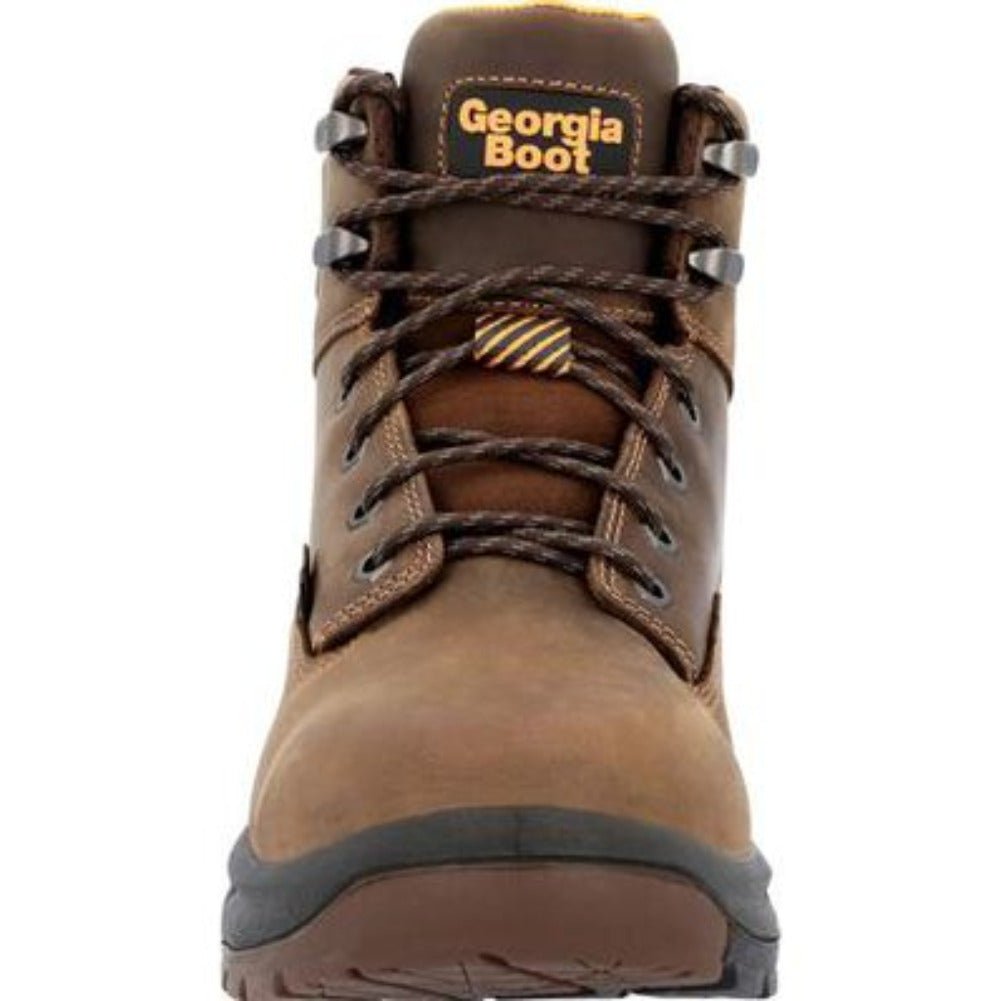 GEORGIA BOOT OT MEN'S WATERPROOF WORK BOOTS GB00522 IN BROWN - TLW Shoes
