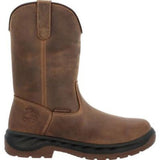GEORGIA BOOT OT MEN'S PULL ON WORK BOOTS GB00523 IN BROWN - TLW Shoes