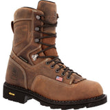 GEORGIA BOOT AMERICA MADE MEN'S WATERPROOF WORK BOOTS GB00538 IN BROWN - TLW Shoes