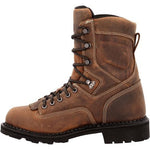 GEORGIA BOOT AMERICA MADE MEN'S WATERPROOF WORK BOOTS GB00538 IN BROWN - TLW Shoes