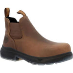 GEORGIA BOOT FLX POINT ULTRA MEN'S COMPOSITE TOE WATERPROOF CHELSEA BOOTS GB00553 IN BROWN - TLW Shoes