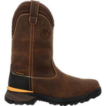 GEORGIA BOOT TBD MEN'S WELLINGTON PULL - ON BOOTS GB00598 IN BROWN - TLW Shoes
