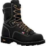 GEORGIA BOOT AMERICA MADE MEN'S WATERPROOF WORK BOOTS GB00603 IN BLACK - TLW Shoes