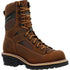 GEORGIA BOOT LTX LOGGER MEN'S WATERPROOF WORK BOOTS GB00616 IN BROWN - TLW Shoes