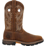 GEORGIA BOOT CARBO - TEC FLX MEN'S PULL - ON BOOTS GB00622 IN BROWN - TLW Shoes