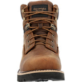GEORGIA BOOT CORE 37 MEN'S WATERPROOF WORK BOOTS GB00635 IN BROWN - TLW Shoes