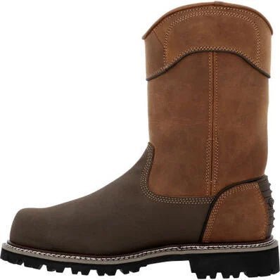 GEORGIA BOOT BRUTE MEN'S COMPOSITE TOE WATERPROOF WORK BOOTS GB00644 IN BROWN - TLW Shoes