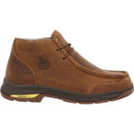 GEORGIA BOOT ATHENS SUPERLYTE MEN'S WATERPROOF WALLABE ALLOY TOE BOOTS GB00647 IN BROWN - TLW Shoes