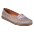 Ginger Grey Perforated Leather Flats - TLW Shoes