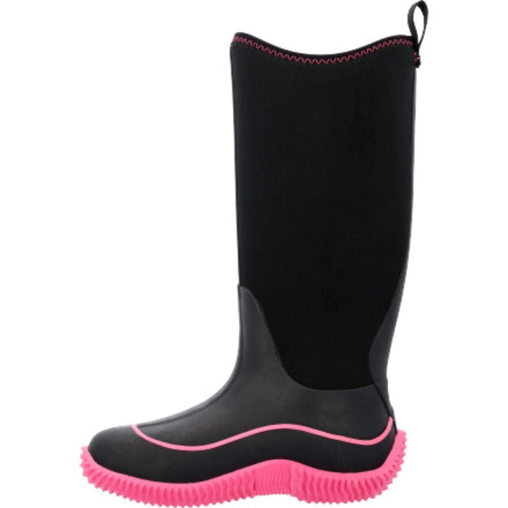 MUCK HALE WOMEN'S TALL BOOTS HAW404 IN BLACK PINK - TLW Shoes