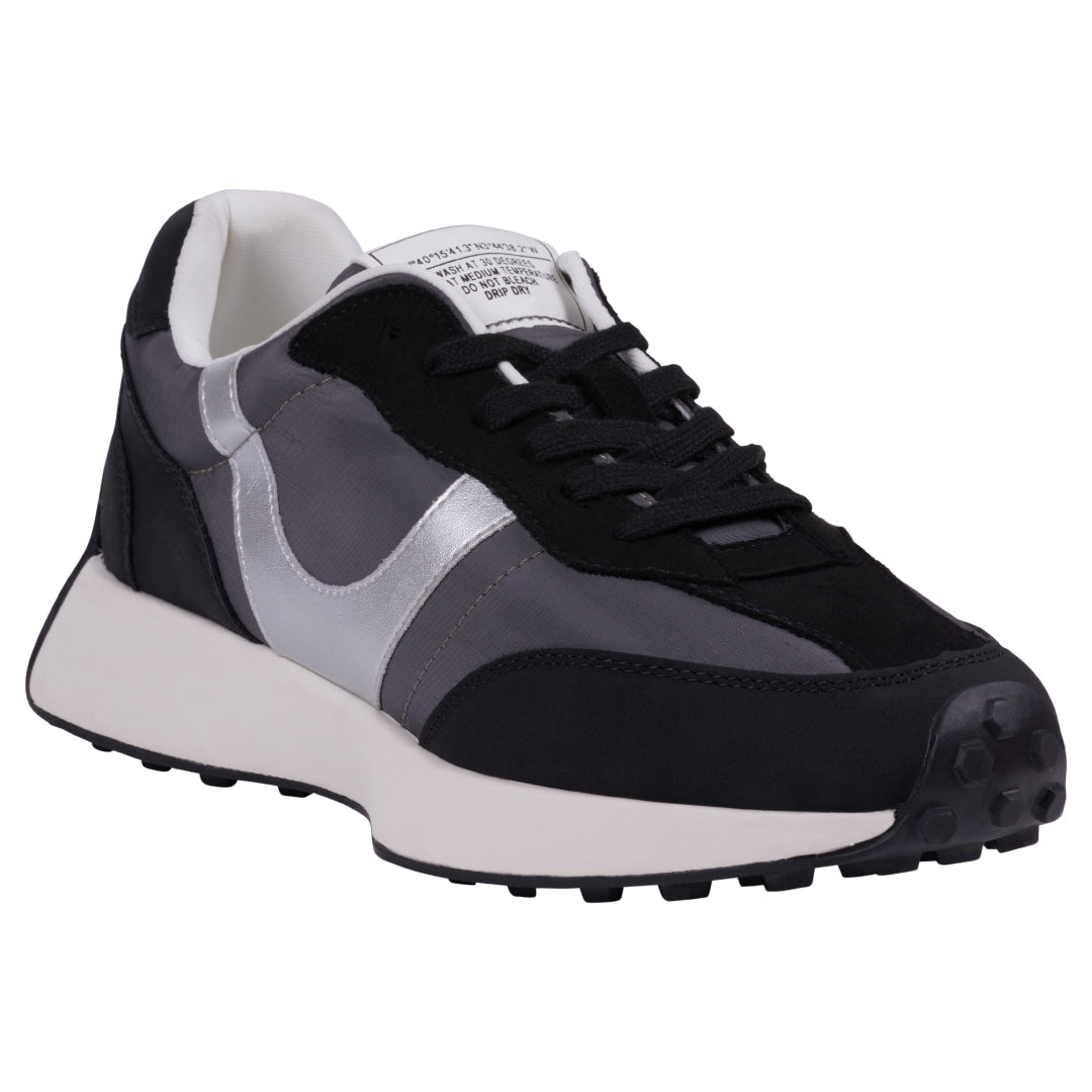 Women's Howell Black Lace - Up Sneakers - TLW Shoes
