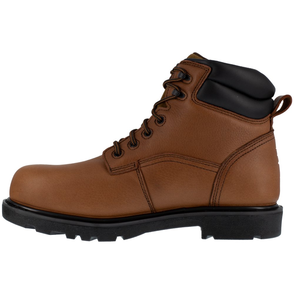 IRON AGE 6" MEN'S WORK BOOT WATERPROOF COMPOSITE TOE HAULER IA0160 IN BROWN - TLW Shoes